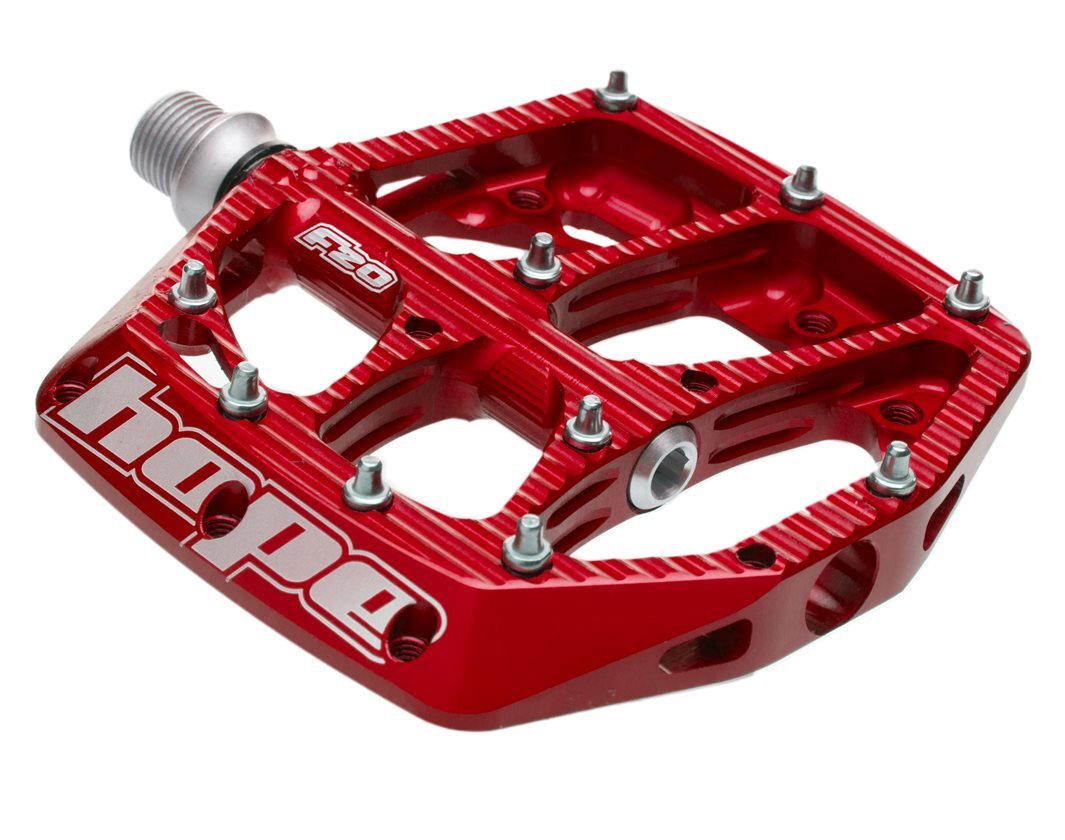 Hope F20 MTB Flat Pedals [Colour: Red]