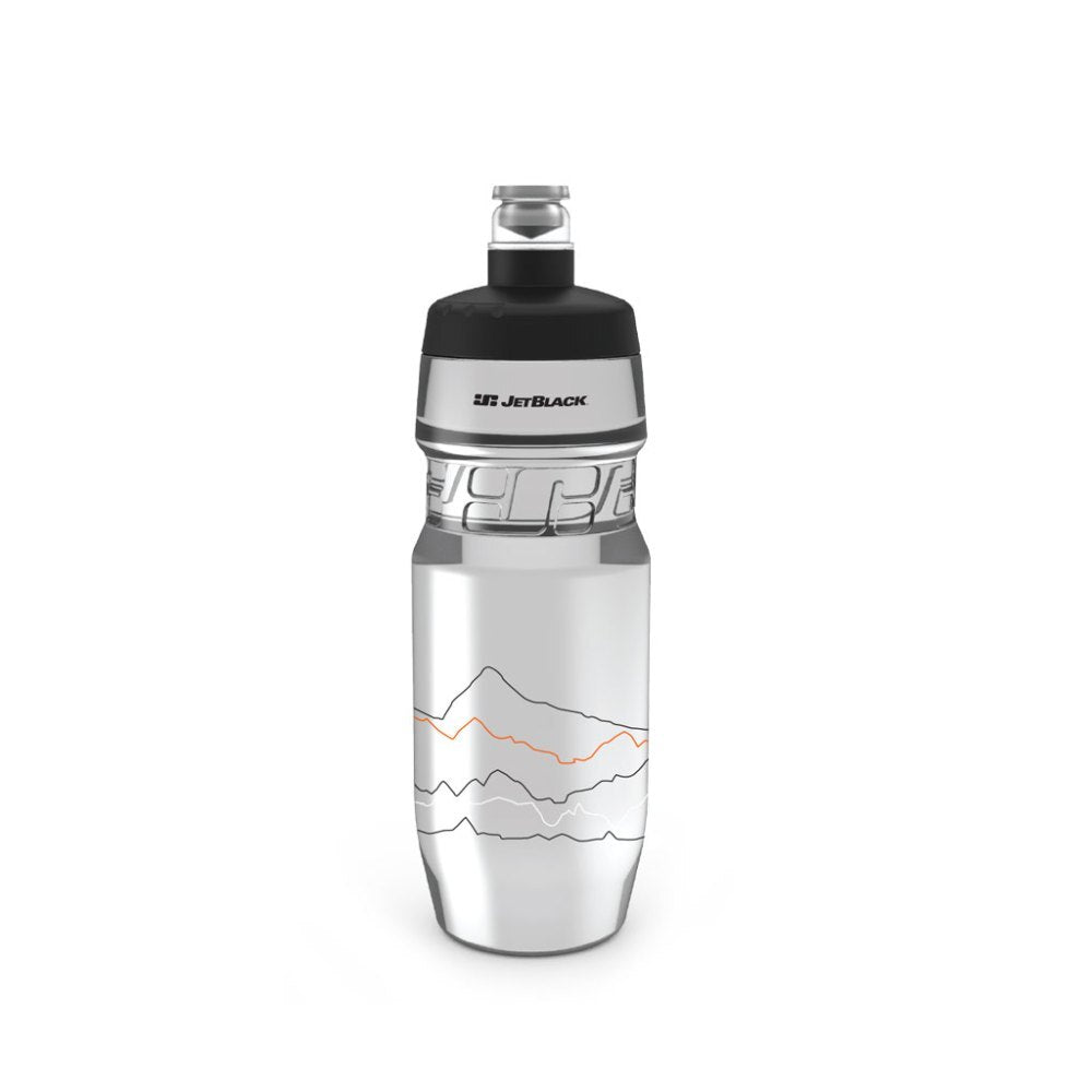 JetBlack Icon Bottle [Size: 710ml] [Colour: Clear w/Black Lid]