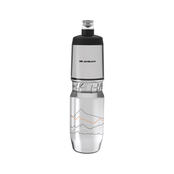 JetBlack Icon Bottle [Size: 900ml] [Colour: Clear w/BlackLid]