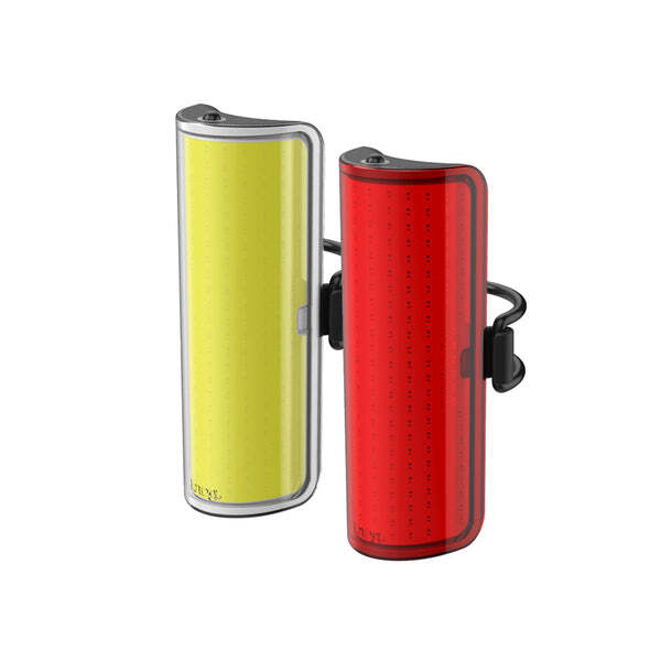 Knog Big Cobber Twinpack Front and Rear Bike Light Set - 330 Degree Beam Angle