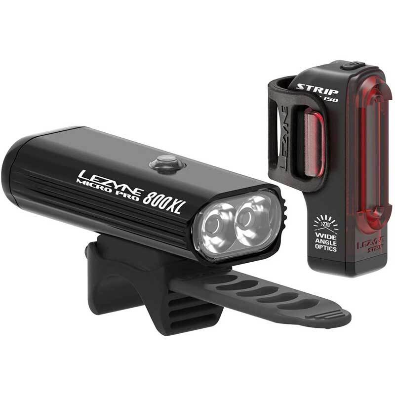 Lezyne Micro Pro 800XL & Strip Drive 150 Pair