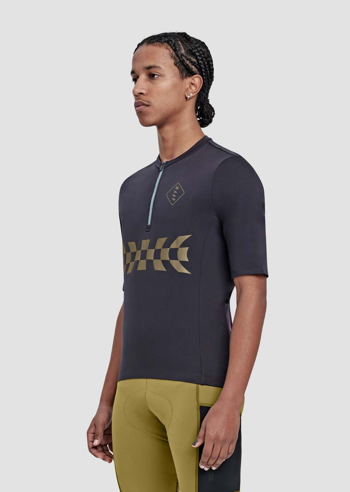 Maap Alt_Road 1/2 Zip Jersey [Colour: Black] [Size: XXL]