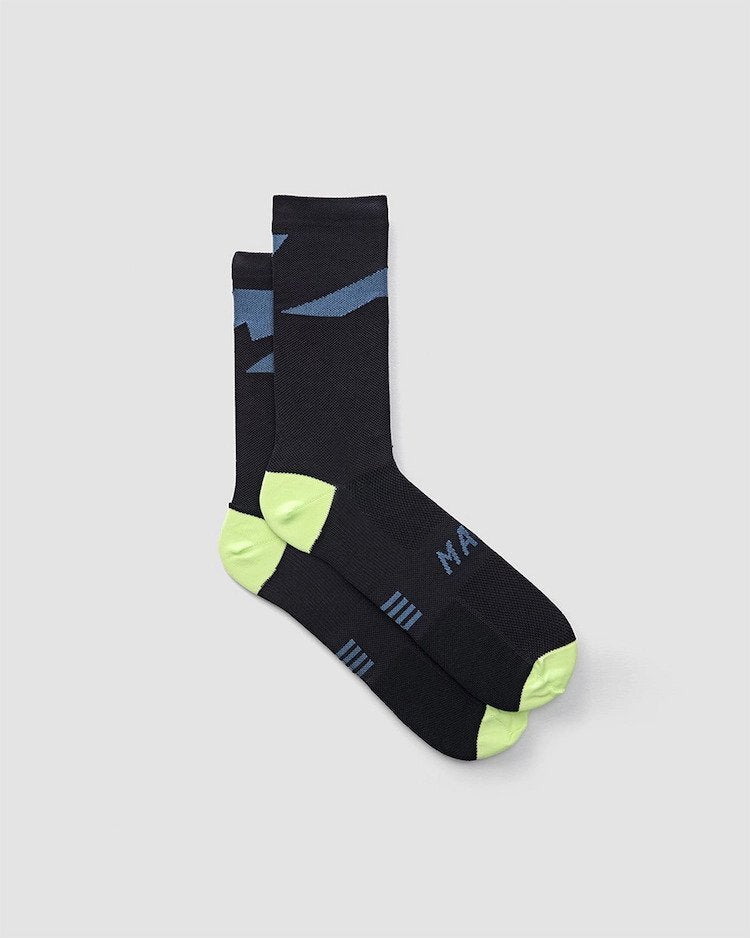 MAAP Evolve Sock [Colour: Black/Citron] [Size: L/XL]