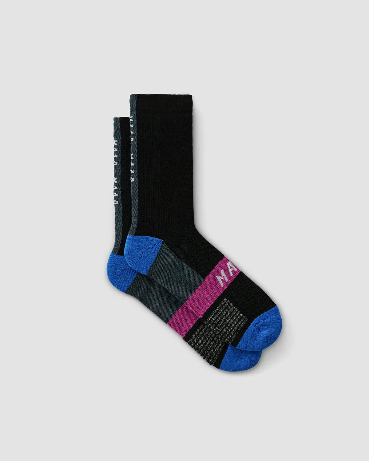 Maap Alt Road Trail Sock [Size: L/XL] [Colour: Black/Cypress Green]