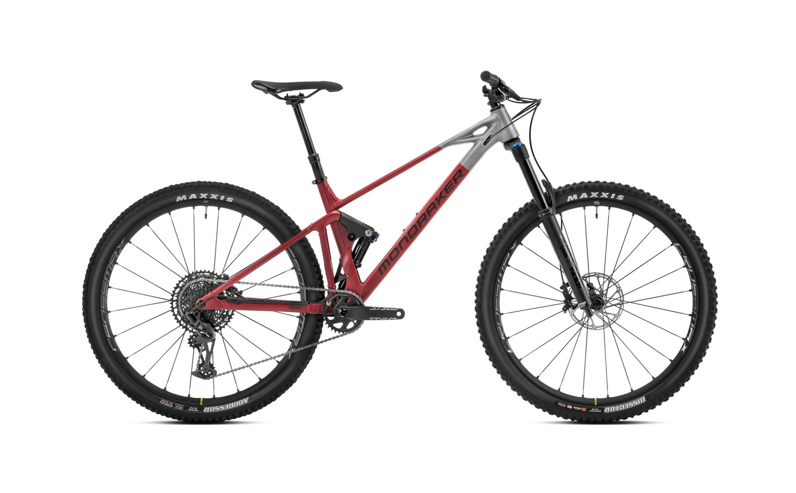 Mondraker Raze R Dual Suspension Mountain Bike [Size: M] [Colour: Cherry Red/Grey]
