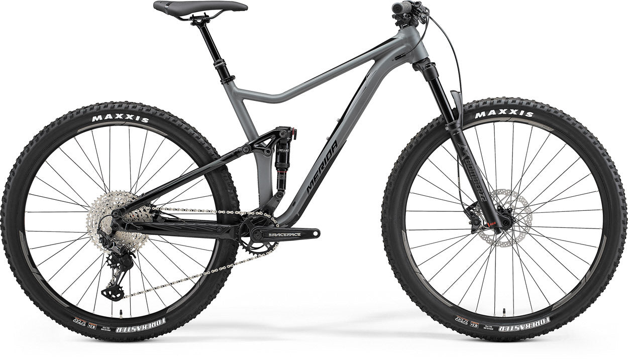 2021 Merida One Twenty 600 - Dual Suspension Mountain Bike [Size: M] [Colour: Matt Grey/Glossy Black]