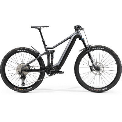 2021 Merida eOne Forty 700 Electric Dual Suspension Mountain Bike [Colour: Silk Anthracite/Black] [Size: L]