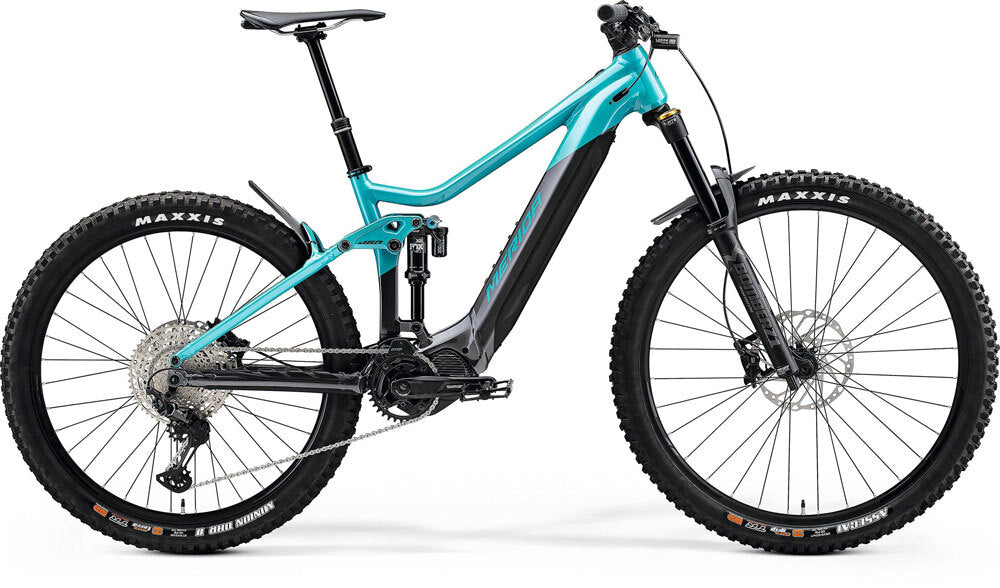 2021 Merida eONE SIXTY 700 Electric Mountain Bike [Size: S] [Colour: Glossy Metallic Teal/Anthracite]