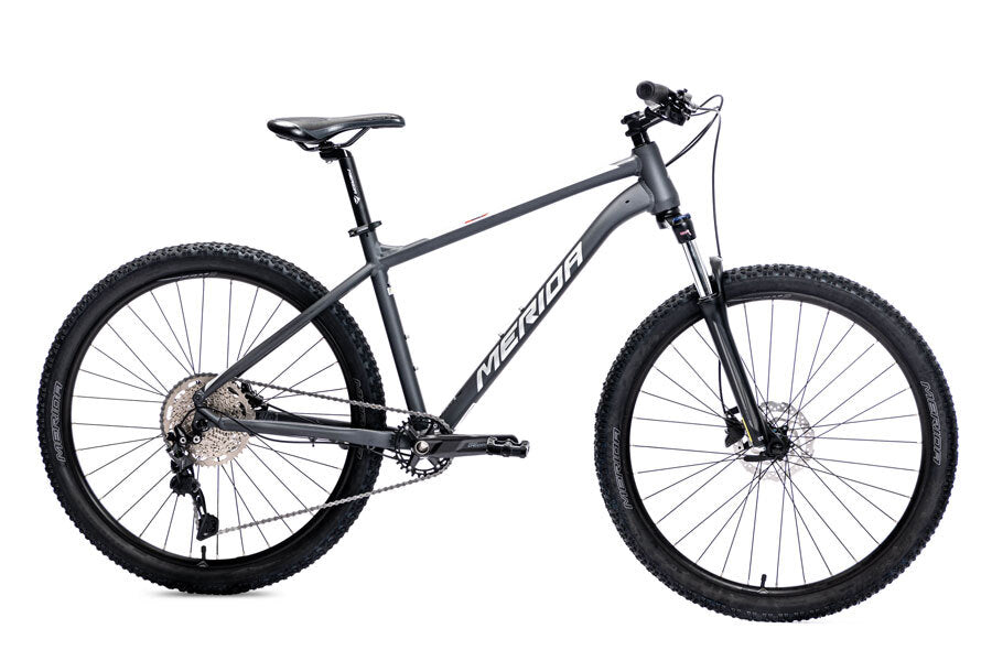 2021 Merida Big Seven 50 1X Hardtail MTB [Size: Small] [Colour: Matt Anthracite (Silver)]