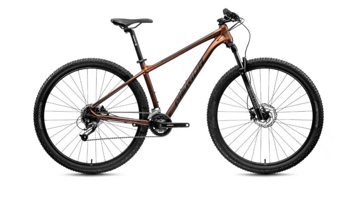 2021 Merida Big Nine 60 2x Hardtail Mountain Bike [Colour: Matt Bronze] [Size: Extra Large]
