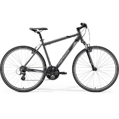 2021 Merida Crossway 10-V [Colour: Silk Anthracite] [Size: Extra Small]