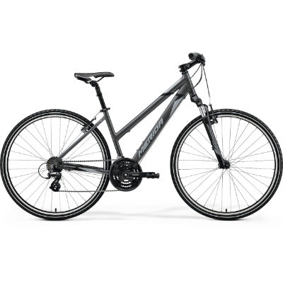 2021 Merida Women's Crossway 10-V [Colour: Silk Anthracite] [Size: Small]