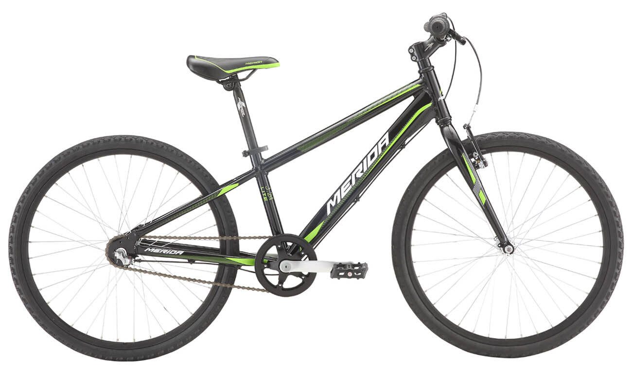 2022 Merida Matts J24 Lite Boys Mountain Bike [Size: 24"] [Colour: Matt Black/Green/White]