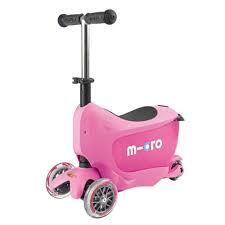 Micro Mini2Go Deluxe Plus Scooter [Colour: Pink]