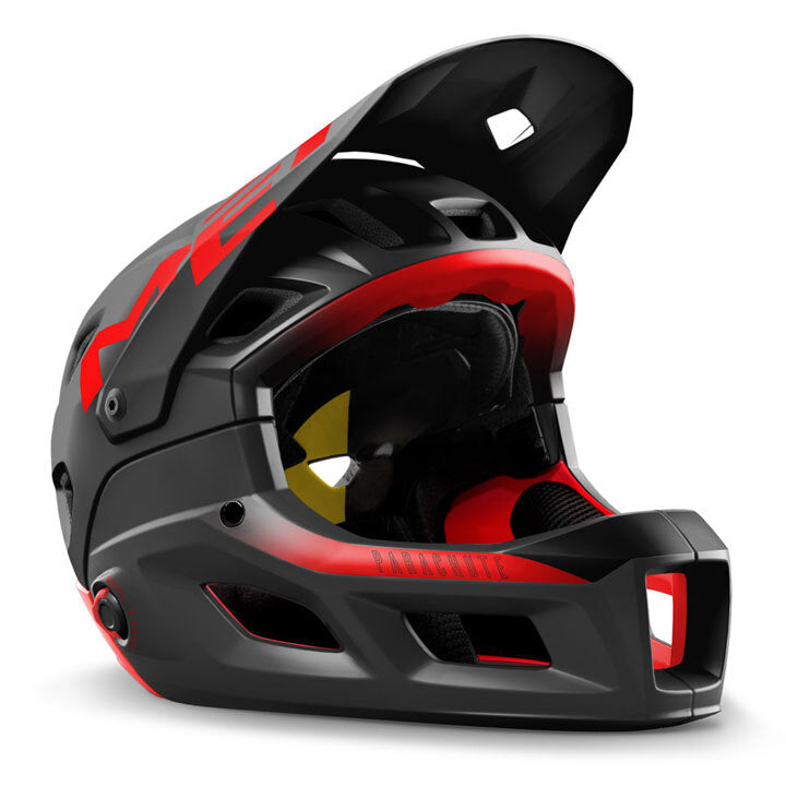 MET Parachute MIPS MCR Full Face MTB Helmet [Colour: Black/Red] [Size: Small (52/56cm)]