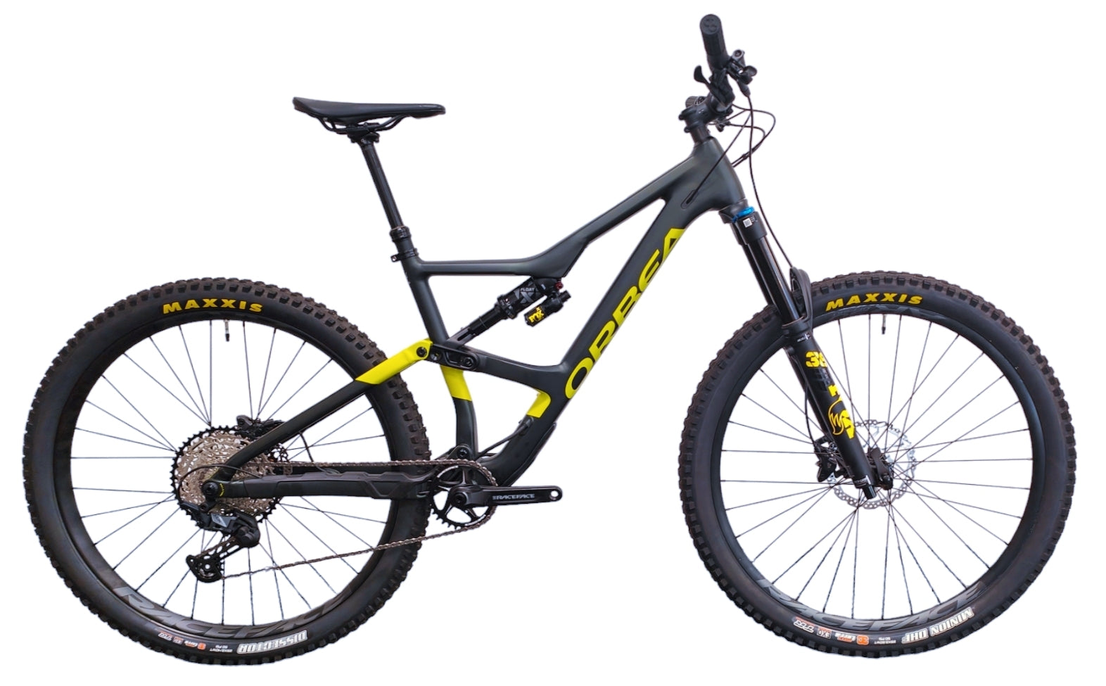 2023 Orbea Occam H20 LT Dual Suspension MTB [Size: L] [Colour: Dark Green / Lime Green]