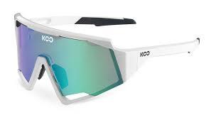 KOO Spectro Sunglasses [Colour: White Silver/Green Mirror Lense]
