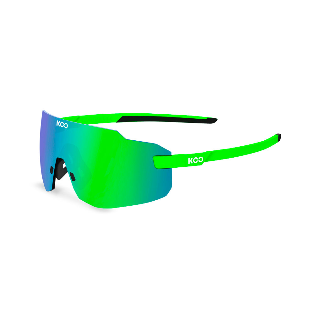 Koo Supernova Sunglasses [Colour: Kask Lime] [Lens: Green Mirror]
