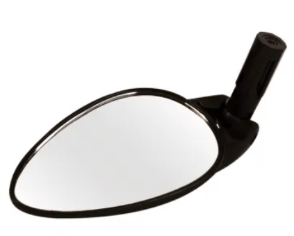 Oxford Bar End Mirror - Foldable Bar End Mirror, Fits LH & RH side, Easy fit, For 16mm+, BLACK - Oxford Product