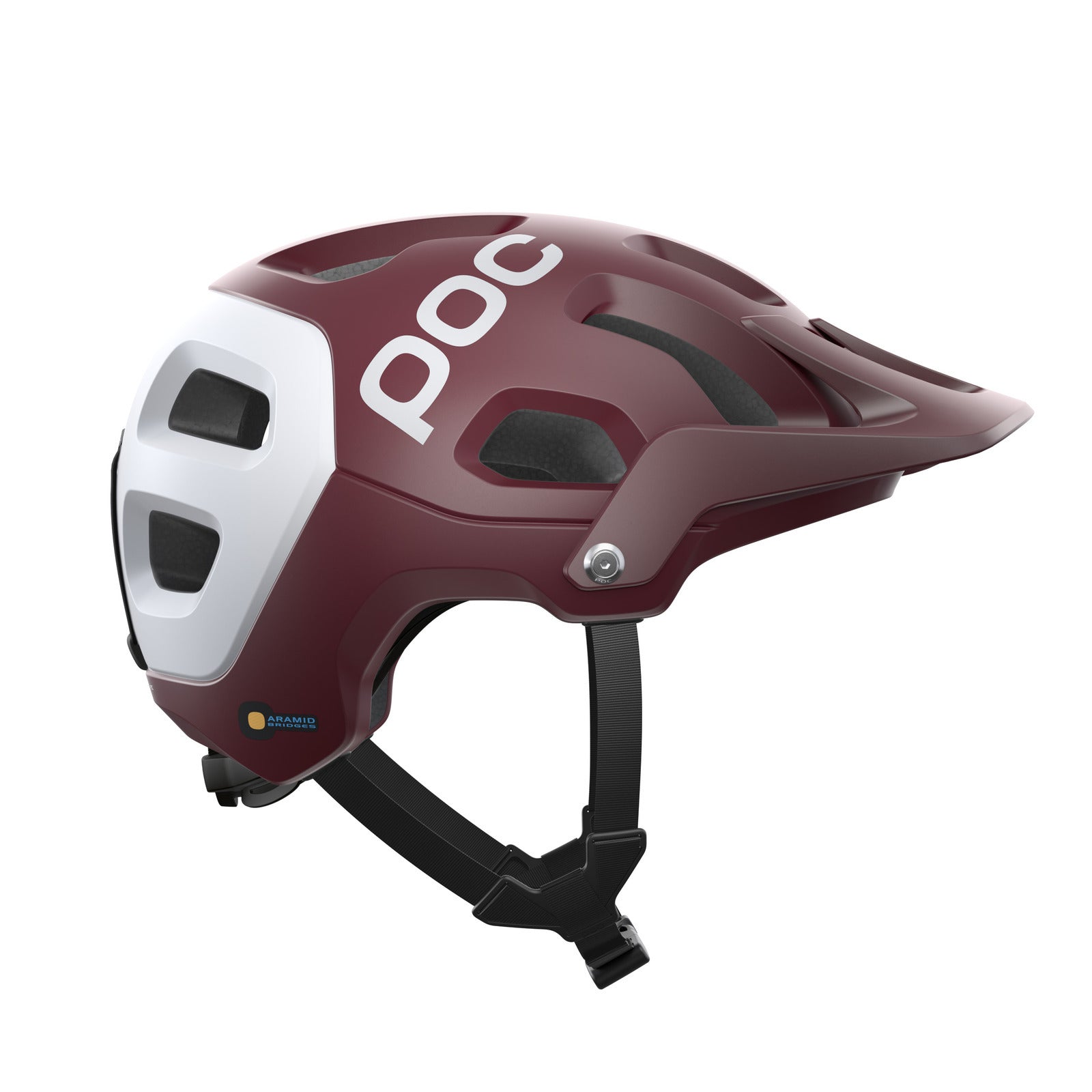 POC Tectal Race SPIN MTB Helmet [Colour: Hydrogen White/Uranium Black] [Size: XS-S/51-54]