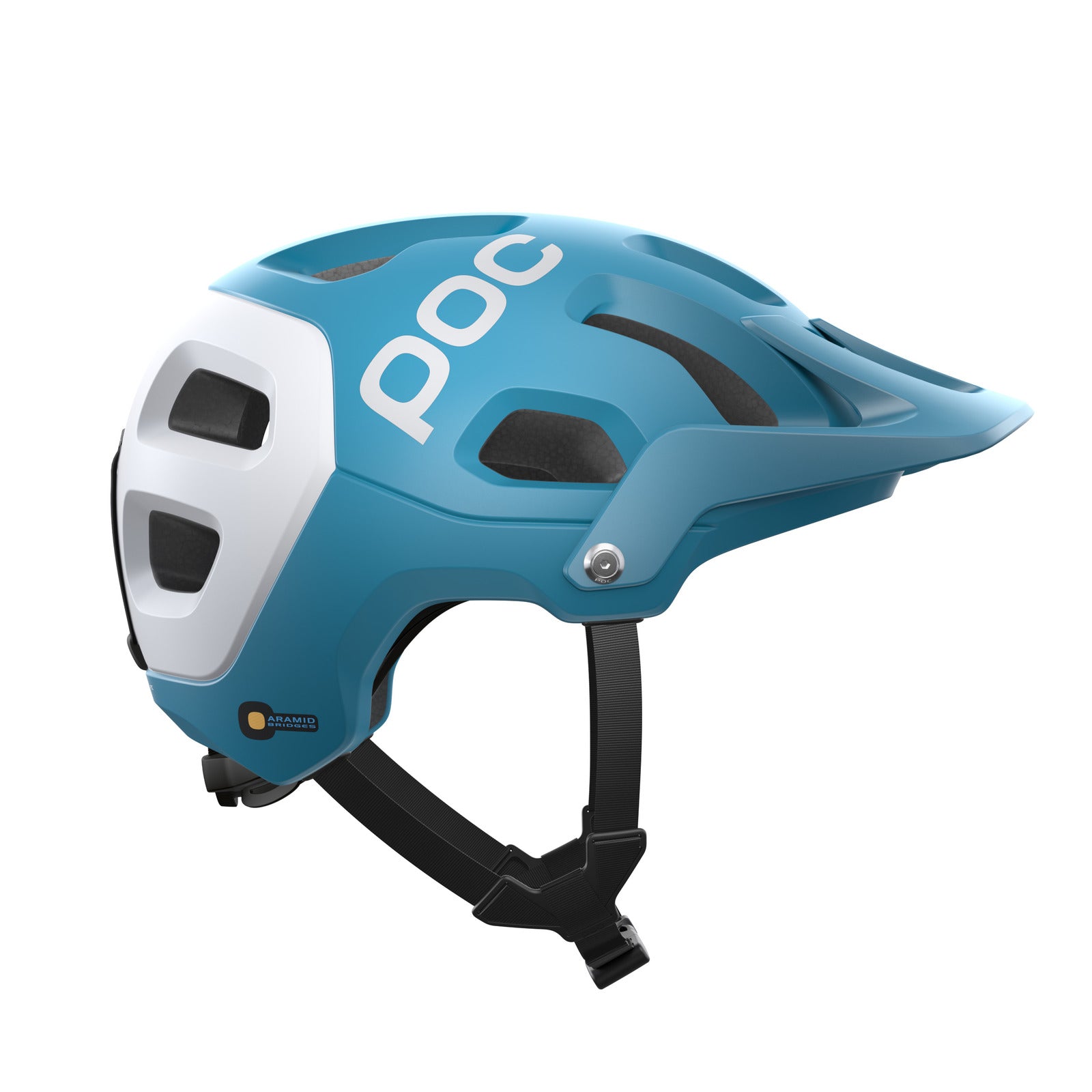 POC Tectal Race SPIN MTB Helmet [Colour: Basalt Blue/Hydrogen White Matt] [Size: XL-XXL/59-62]