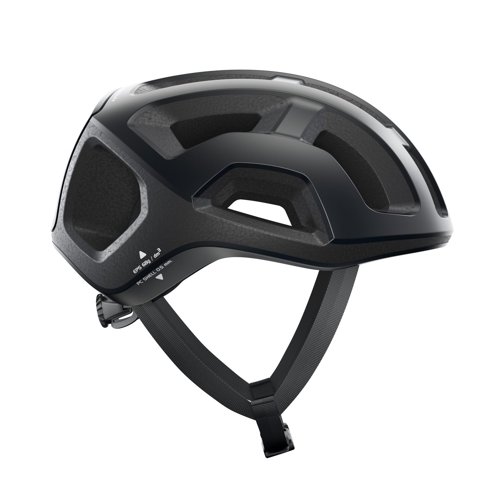 POC Ventral Lite Road Bike Helmet [Size: S/50-56cm] [Colour: Uranium Black Matt]