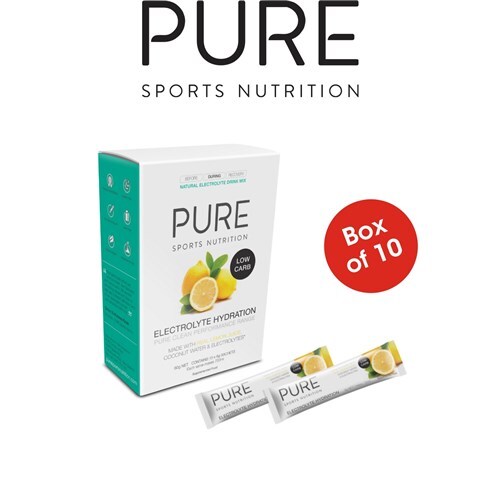 Pure Electrolyte Hydration Low Carb 6g x 10 sachets [Flavour: LEMON]
