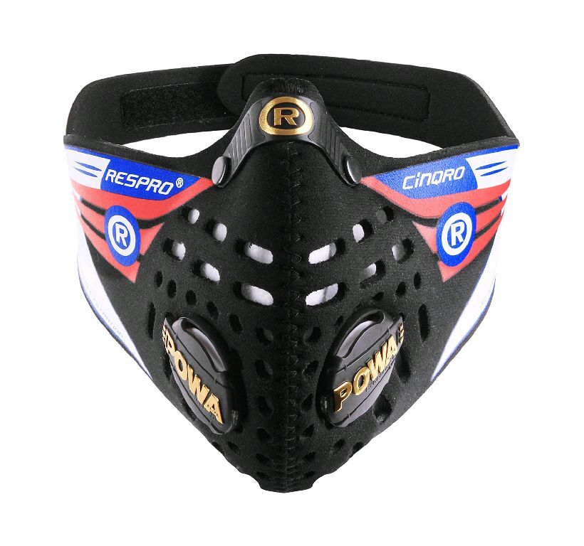 Respro Cinqro Mask [Colour: Black] [Size: Medium]
