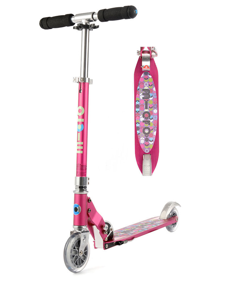 Micro Sprite Scooter [Colour: Floral Dot Raspberry]