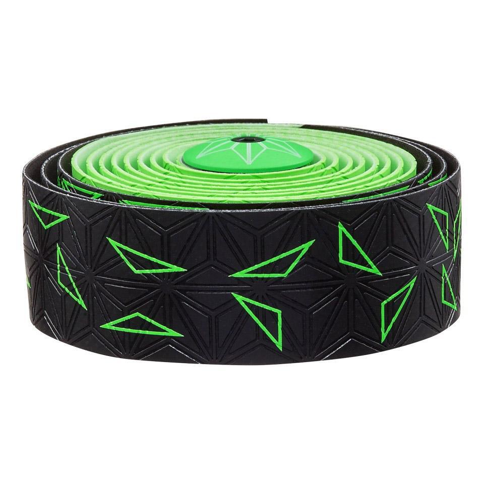 Supacaz Super Sticky Kush Bar Tape - Star Fade [Colour: Neon Green]