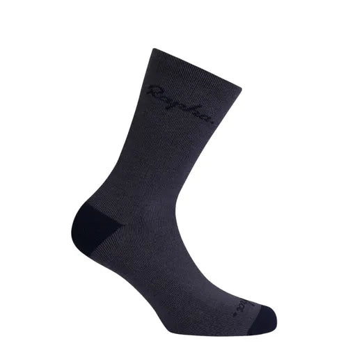 Rapha Merino Socks - Regular [Size: M] [Colour: Black/Dark Navy]