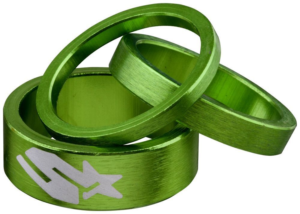 Spank Headset Spacer Kit 3/6/12mm Green