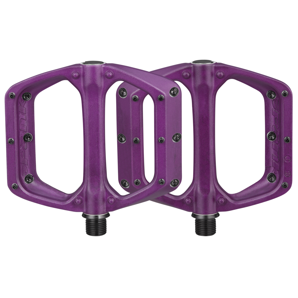 Spank Spoon DC Flat MTB Pedals [Colour: Purple]