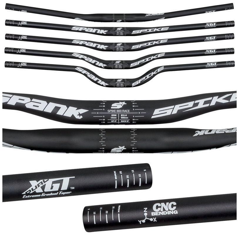 Spank Spike 800 Race Bar Rise:15mm Black Shotpeened