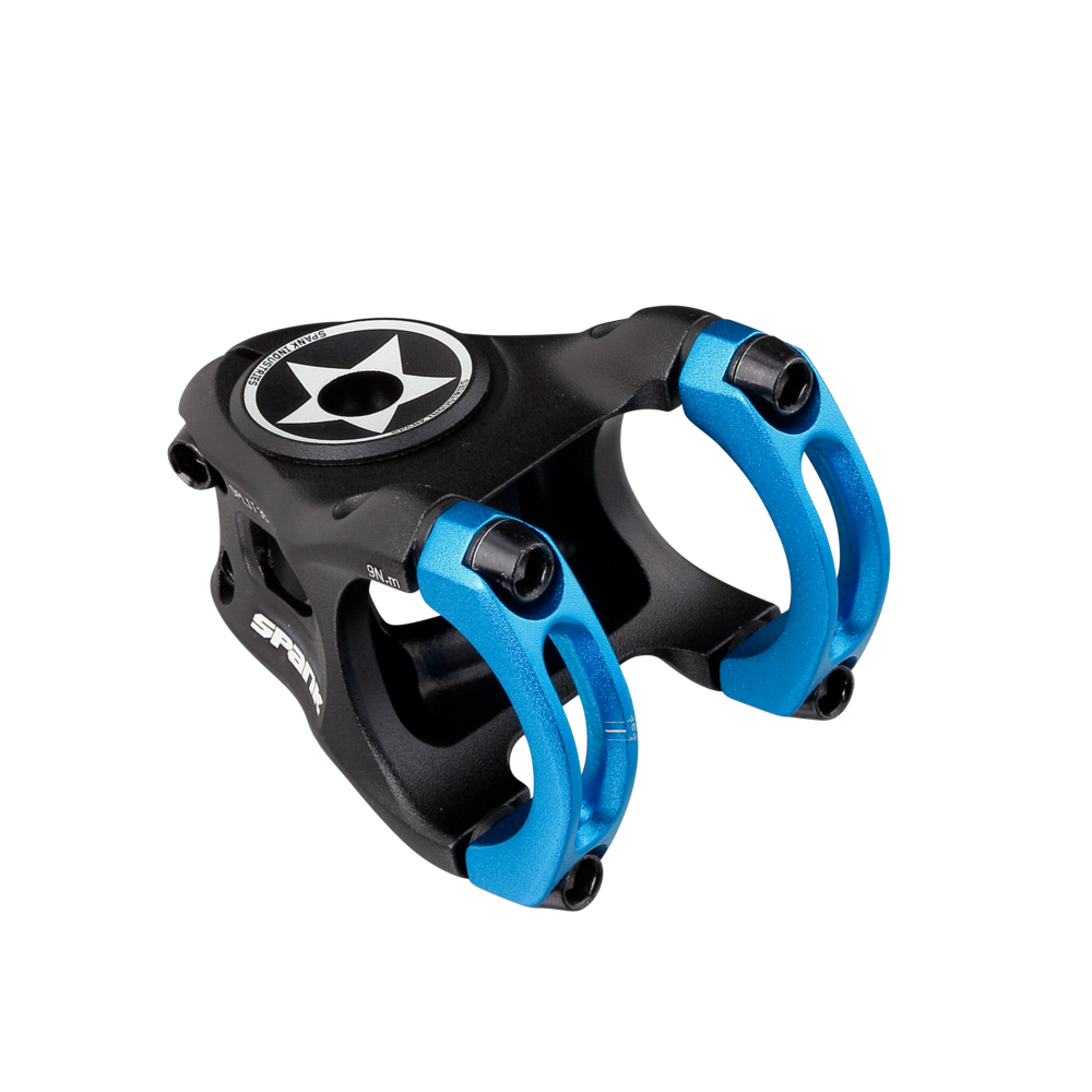 Spank Split 35 Stem Length:35mm Blue