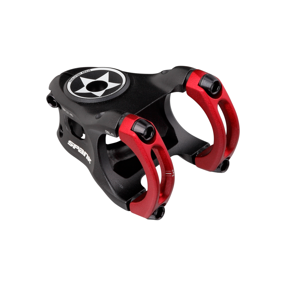 Spank Split 35 Stem Length:40mm Red