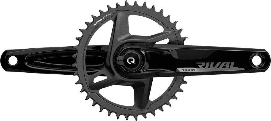 SRAM Rival AXS Quarq DUB Wide Yaw Road 1X Power Meter [Size: 40T (165mm)]