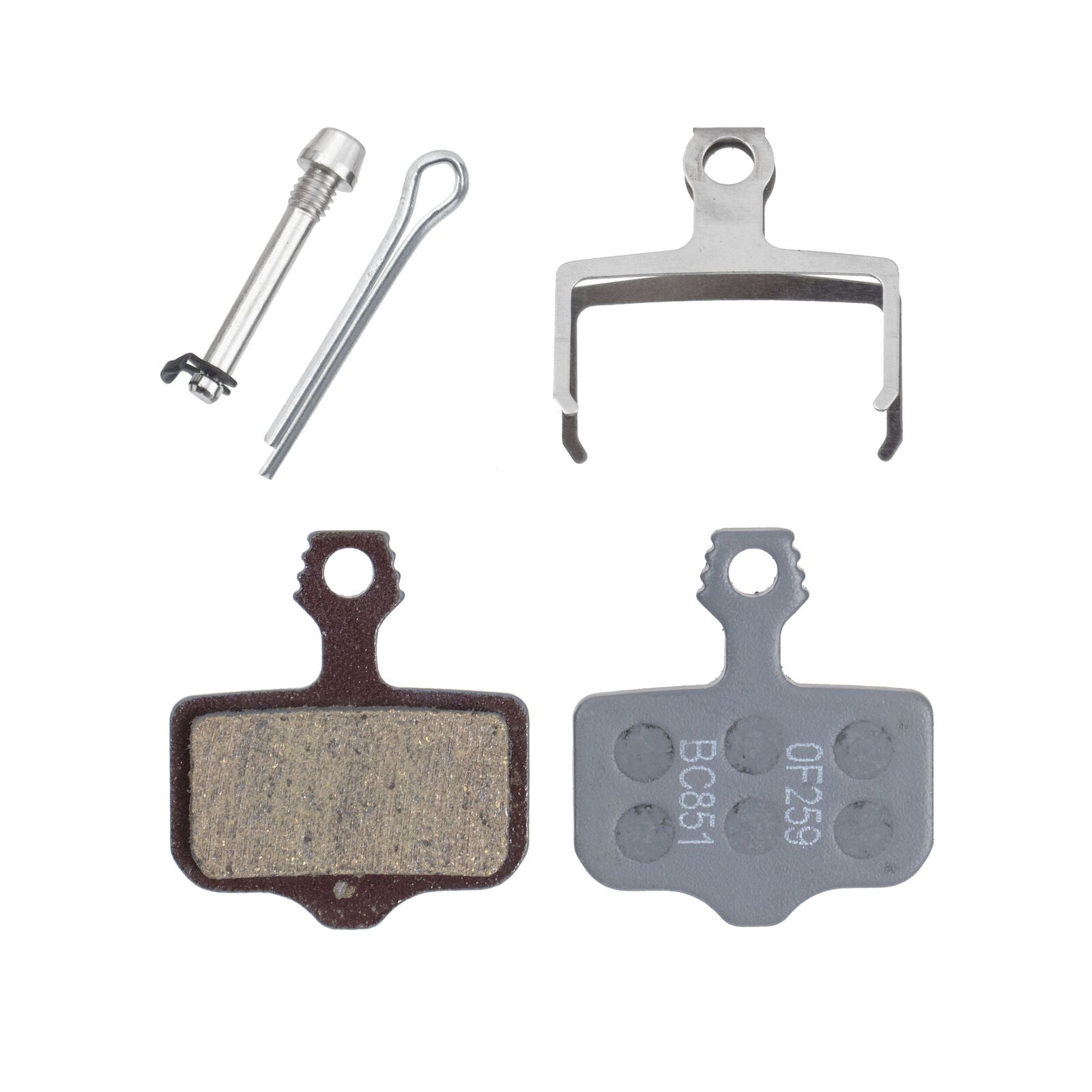 SRAM Road Disc Brake Pads - Organic w Steel Backing Plate - Powerful