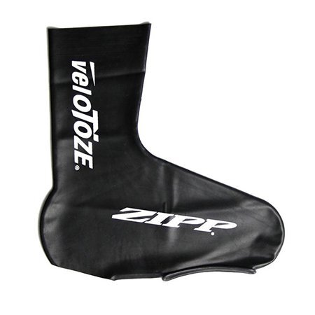 VeloToze Zipp Logo Tall Shoecovers [Colour: Black] [Size: M (EU 40.5-42.5)]
