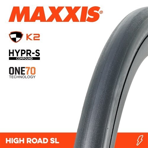Maxxis High Road SL HYPR-S K2 Folding Road Tyre [Size: 700 x 28mm]