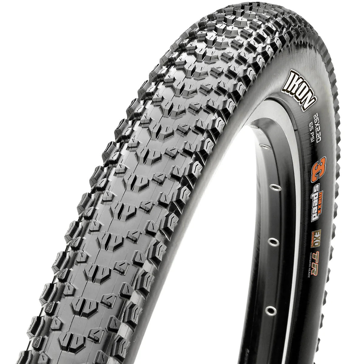 Maxxis Ikon 26 x 2.35 3C MaxxSpeed EXO TR 120TPI Black Fold Tyre