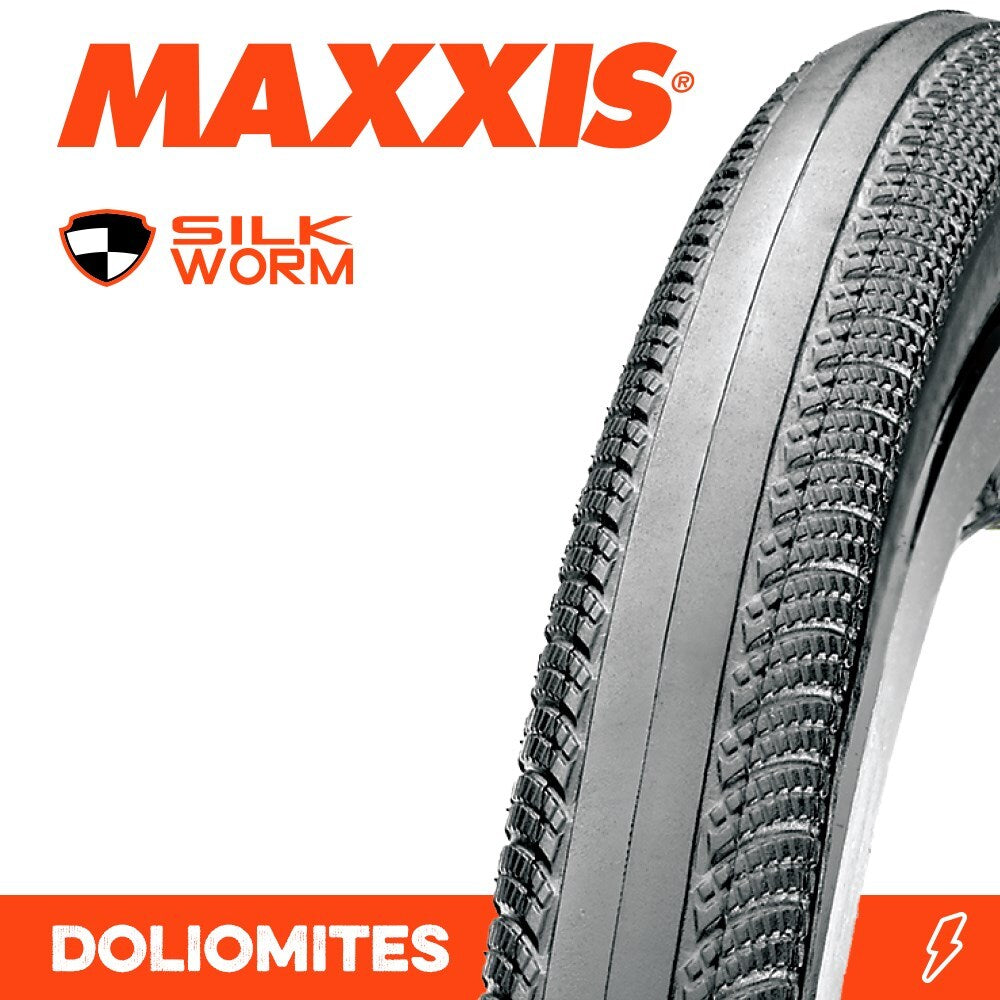 Maxxis Dolomites Silkworm Folding Road Tyre 700 x 23mm