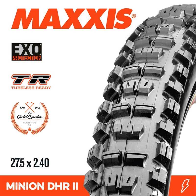 Maxxis Minion DHR II WT EXO TR 60TPI Folding MTB Tyre [Size: 27.5 x 2.40]