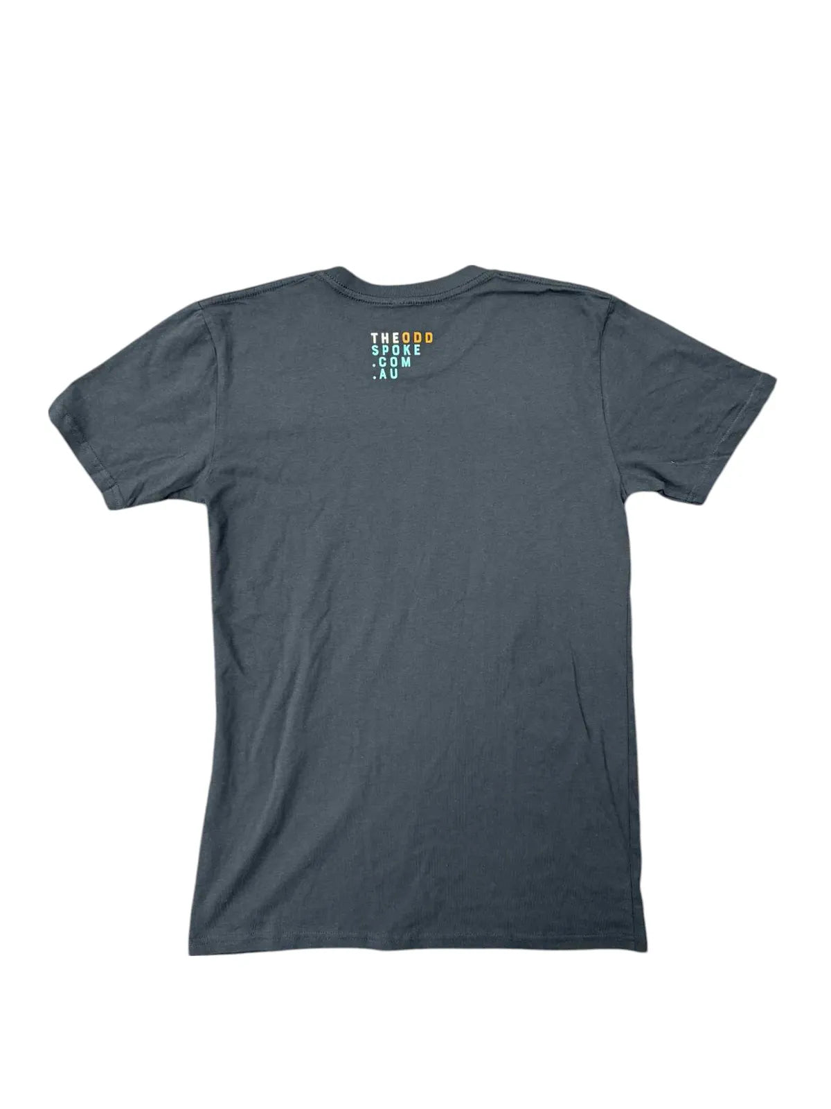 The Odd Spoke Casual T-Shirt - Women's - Navy/Orange Logo [Size: M]