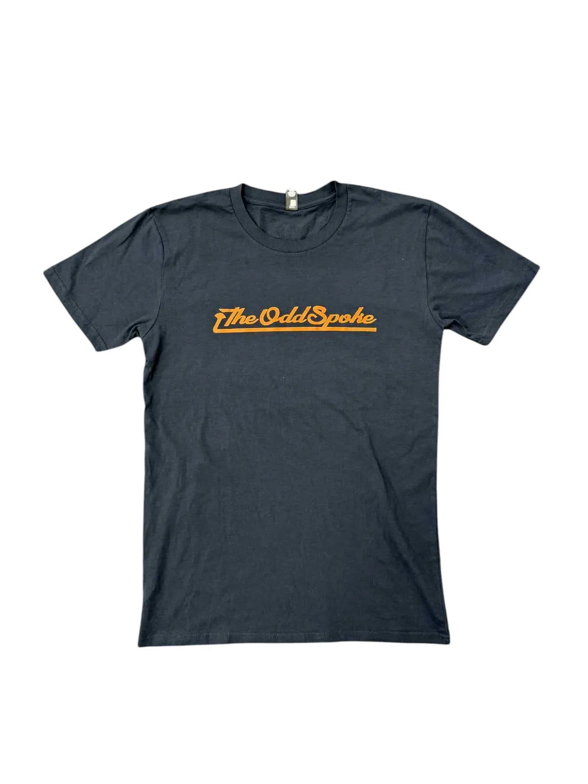 The Odd Spoke Casual T-Shirt - Women's - Navy/Orange Logo [Size: S]