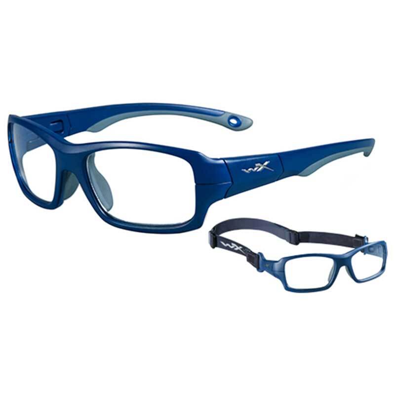 Wiley X Youth Fierce Sports Glasses [Colour: Matte Blue Indigo / Grey]