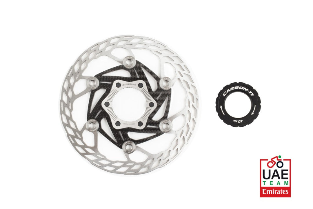 Carbon-Ti X-Rotor SteelCarbon 3 Center Lock [Size: 140mm]