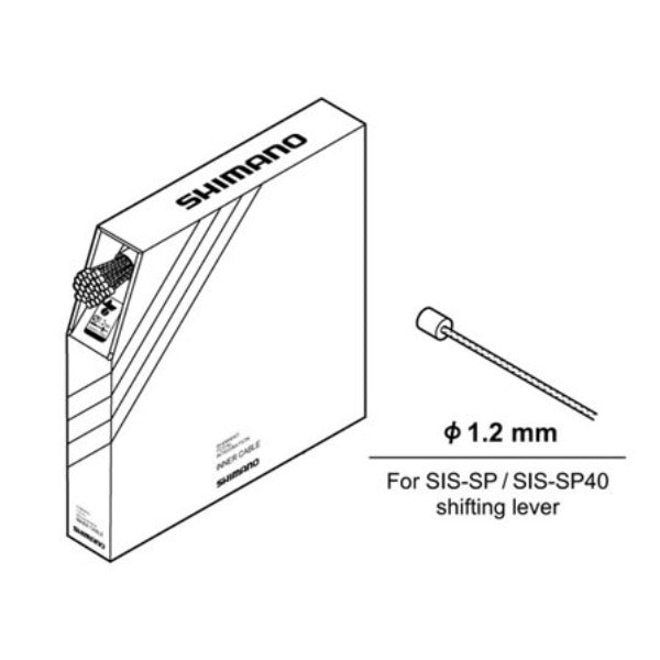 Shimano SHIFT CABLE 1.2mm STAINLESS  EACH